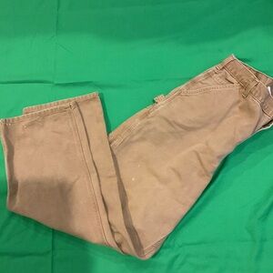 Vintage Tan and brown Carhartt carpenter pants